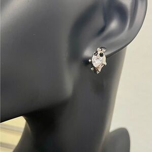 Elegant Silver Teardrop Earrings